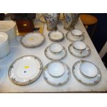 A Limoges part tea service