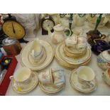 A Royal Doulton Lissete part tea/ dinner set