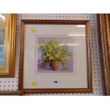 A Daffodil watercolour, Derek Brown,