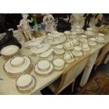 A Royal Doulton tea/ dinner service, Forsyth, 120 pieces approx.