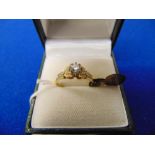 18ct Gold Diamond ring,