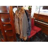 Three Mink coats (one reversible), sizes approx.