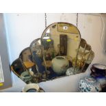 An Artdeco hall mirror