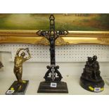 A metal crucifix