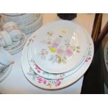 A qty of Wedgewood platters