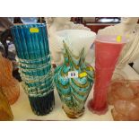 Three decorative vases