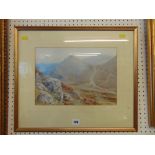 A gilt framed watercolour,