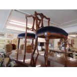 Four Mahogany chairs