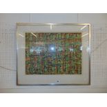 A framed Batik,