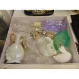 A qty of perfume bottles some used
