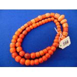 A Red Coral necklace,