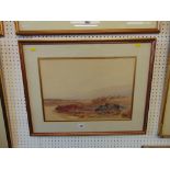 A gilt framed watercolour,