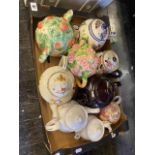 A collection of teapots