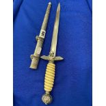 A replica German Nazi ceremonial dagger