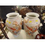 A pair of decorative vases