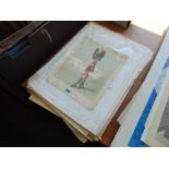 A large collection of early etchings and illustrations