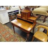 A 19th century Walnut Super structure writing desk