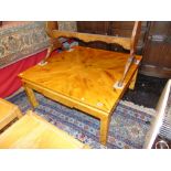 A square Walnut coffee table