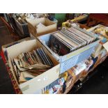 A large collection of albums and singles inc.
