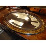 A Faux tortoishell mirror