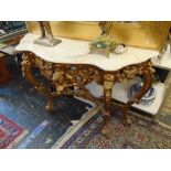 A console table,