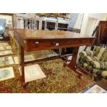 A Mahogany library strecher table