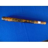 Victorian truncheon, '(Crown) / SHROPSHIRE CONSTABULARY / SUPERINTENDENT / No / 5' , ribbed handle,