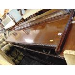 A mahogany sideboard