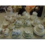 A standard part tea service, Royal Doulton, Staffordshire etc.