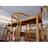 Five Bentwood chairs