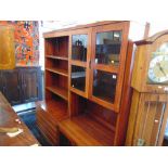 Two mid-century wall units,