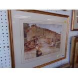 A Russell Flint print plus other