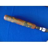 Victorian truncheon, '(Crown) / V-R *1*/ Parish of Twerton', two red bands, 13.