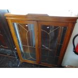 A two door display cabinet