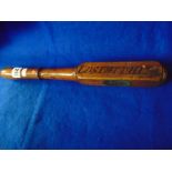 Regency / Victorian four-sided baluster headed truncheon,