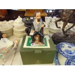 A boxed Charles Dickens figures,