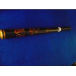 Victorian truncheon, '(Crown) / (Arms of Oldham: Sable, a gold chevron invected with plain cotises,