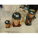 Three Royal Doulton, Sherlock Holmes,