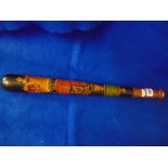 Victorian truncheon, '(Crown) / (Royal Coat of Arms) / COMR,S, / OF / W & F.