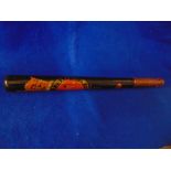 Victorian truncheon, '(Crown) / ROYAL BURGH OF LINLITHGOW / V.R.