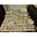 A qty of crested china