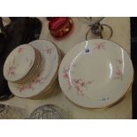 A collection of floral pattern Bavaria plates