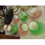 A qty of Foley tea cups,