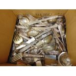 A qty of flatware