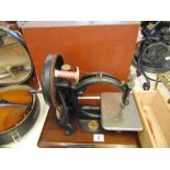 A 19th century 'Hand crank' swing machine,
