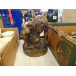 A bronze 19th century figure, signed Jean Debay,