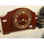 A 20th century Mahogany mantle clock,