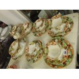 A part Victorian tea set