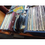 A large collection of LP's, Country and Western,