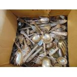 A qty of flatware